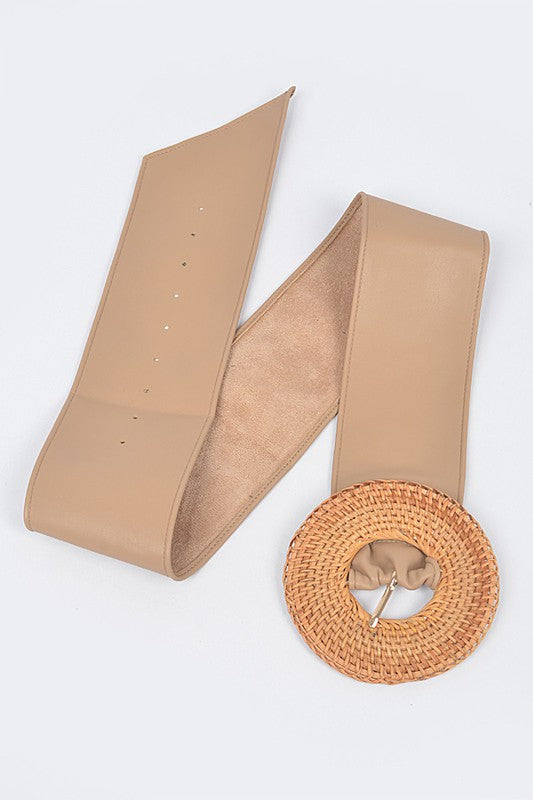Handmade Bamboo Buckle Waist Belt