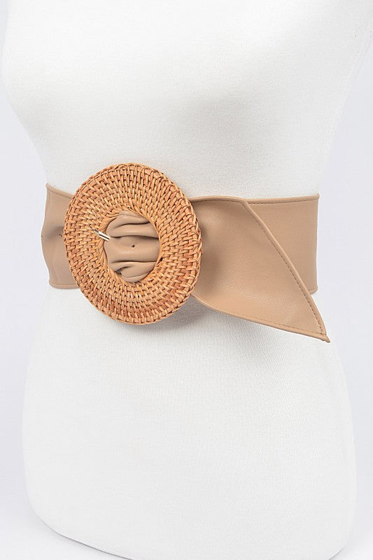 Handmade Bamboo Buckle Waist Belt