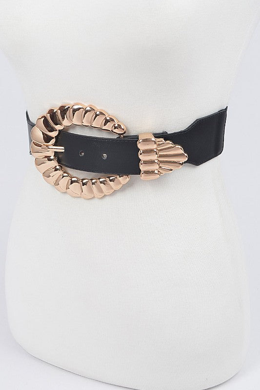 Mixed Metal Stretch Belt
