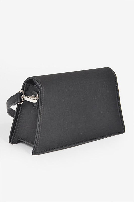 Satin Top Handle Party Clutch