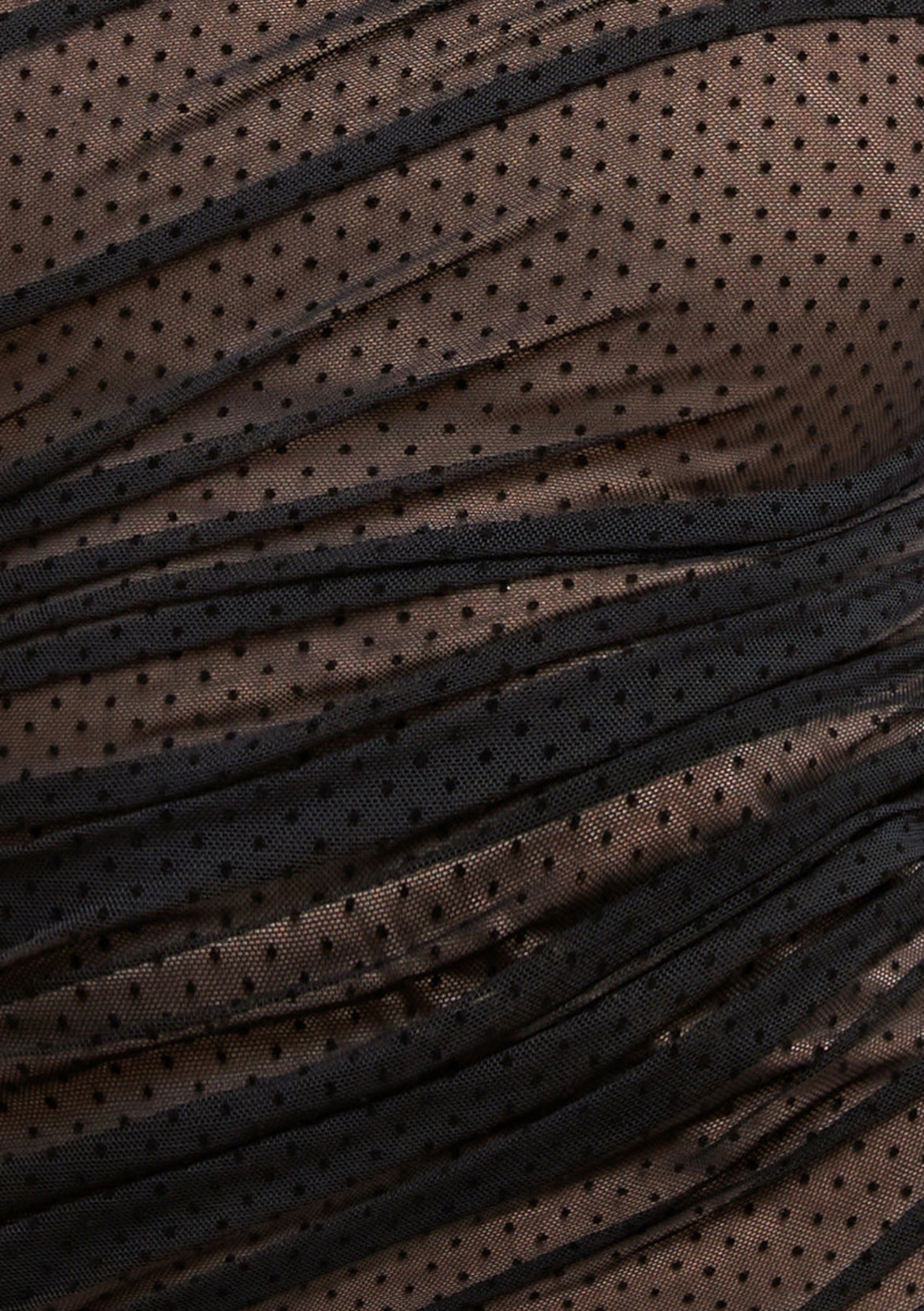 Goddiva Gathered One Sleeve Angel Wing Mermaid Dress