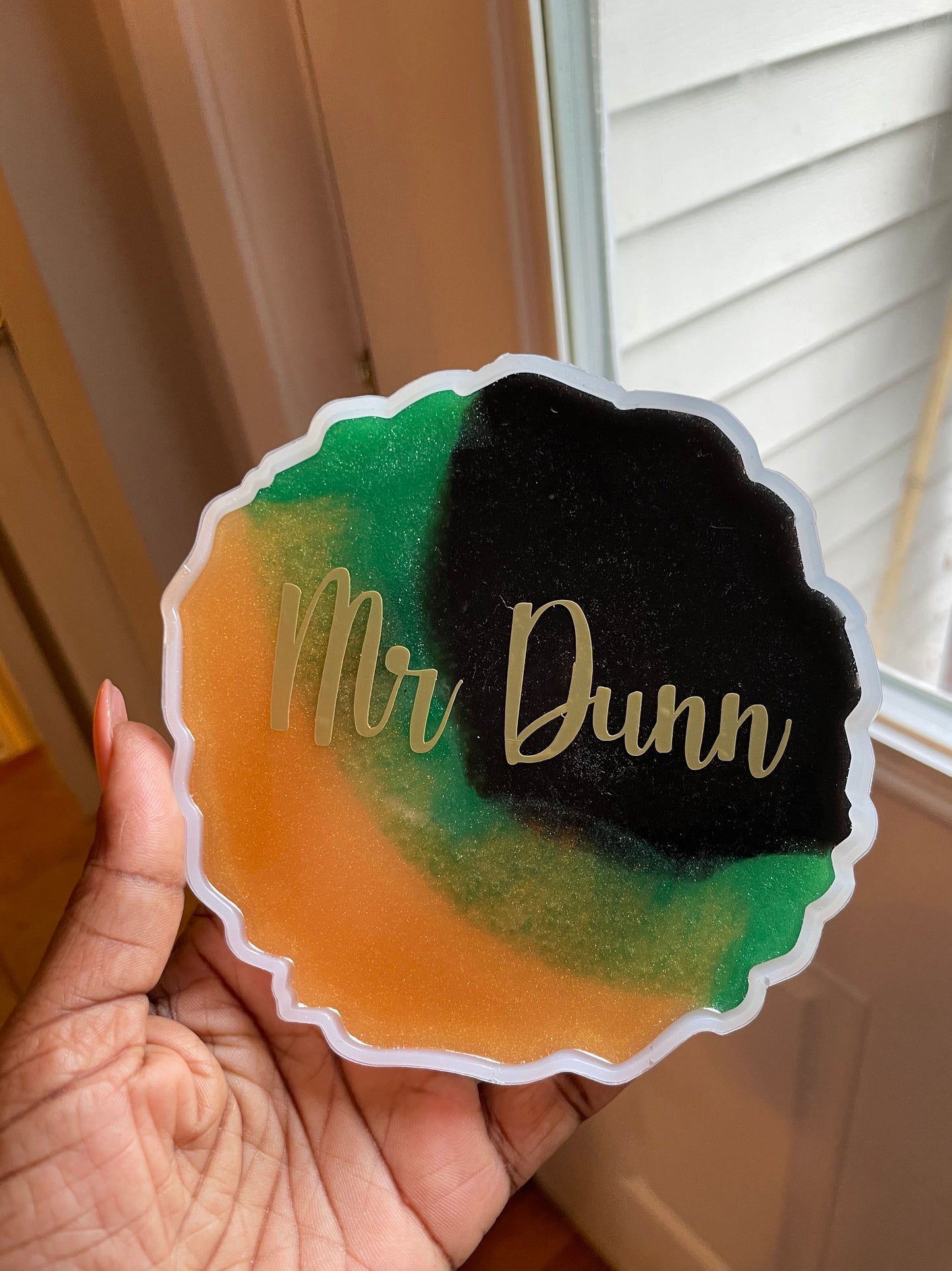 2PC Resin His/Hers Coaster Set