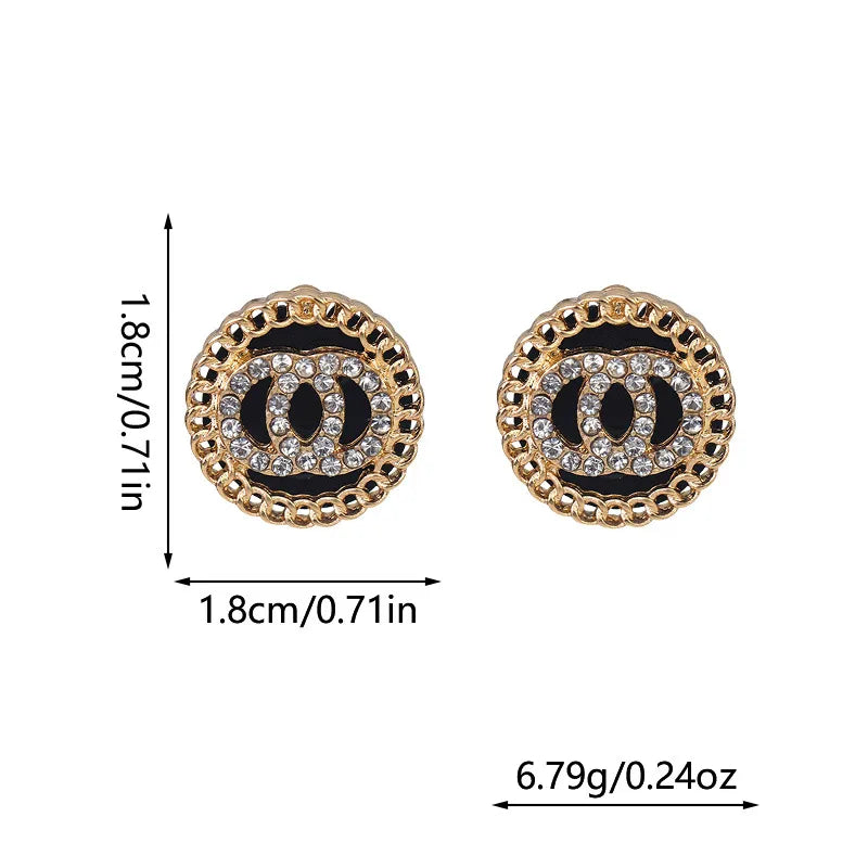 Geometric Plating Alloy Ear Studs
