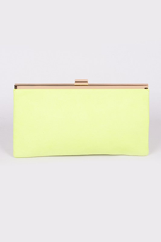 Pastel Fashion Suede Clutch