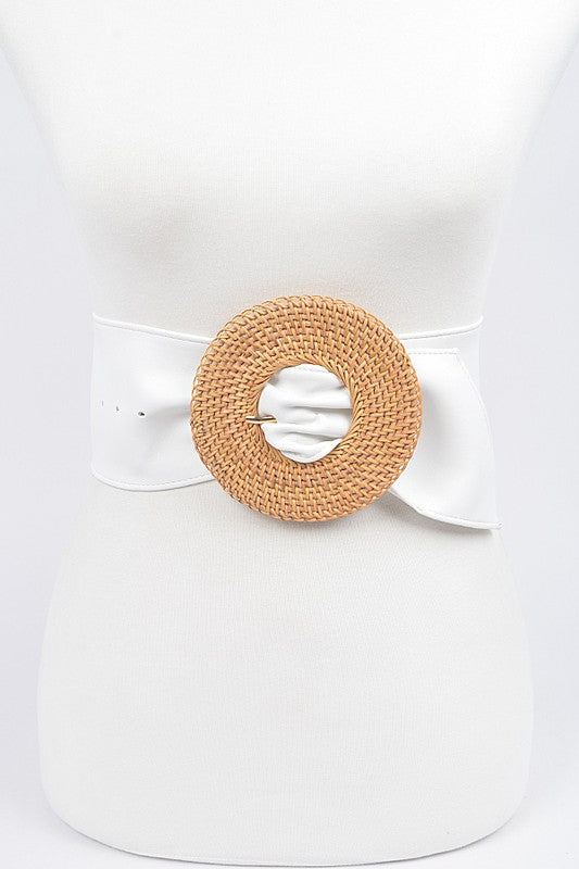 Handmade Bamboo Buckle Waist Belt