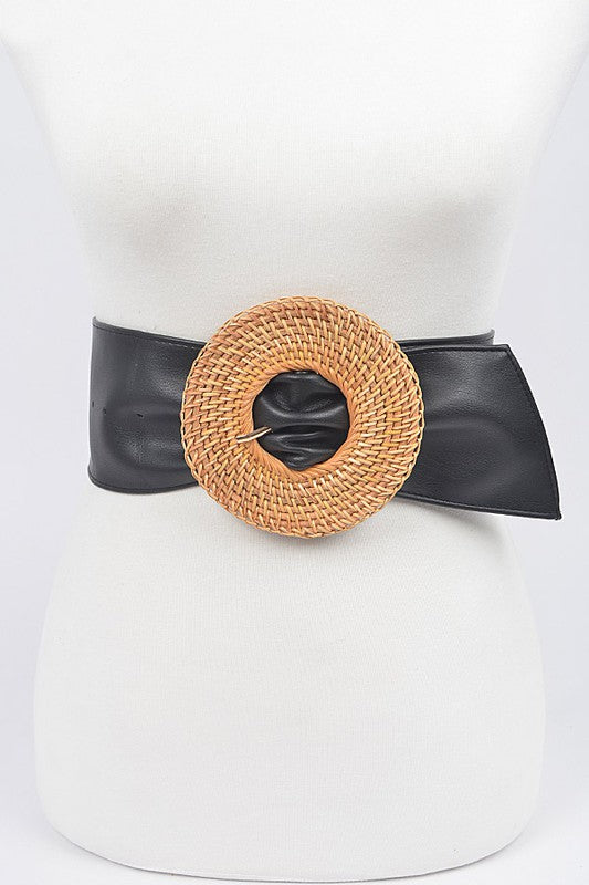 Handmade Bamboo Buckle Waist Belt