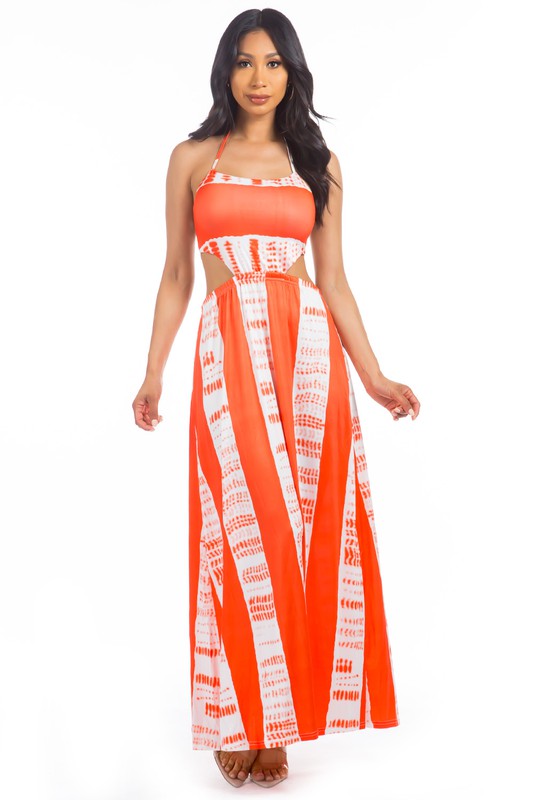 SUMMER MAXI DRESS ORANGE