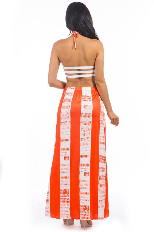 SUMMER MAXI DRESS ORANGE