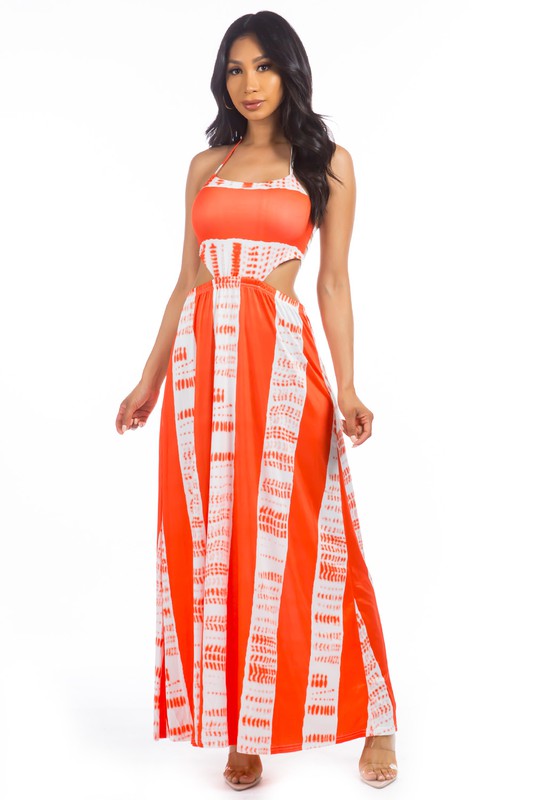 SUMMER MAXI DRESS ORANGE