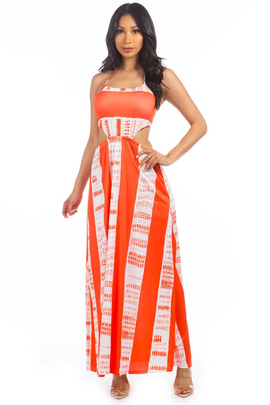 SUMMER MAXI DRESS ORANGE