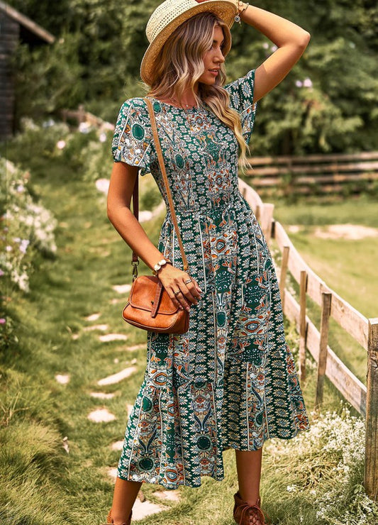 Shortsleeve dress Floral Print