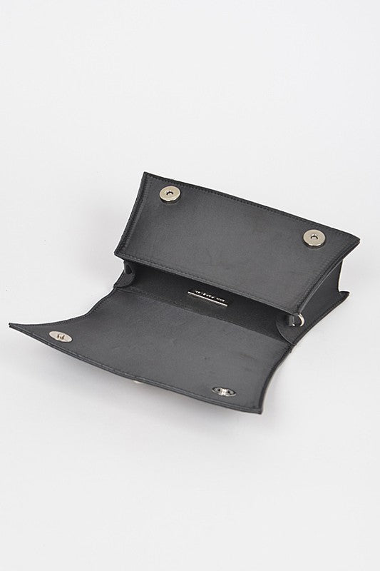 Satin Top Handle Party Clutch
