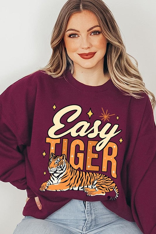 Easy Tiger Graphic Fleece Sweatshirts