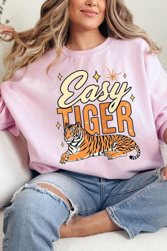 Easy Tiger Graphic Fleece Sweatshirts