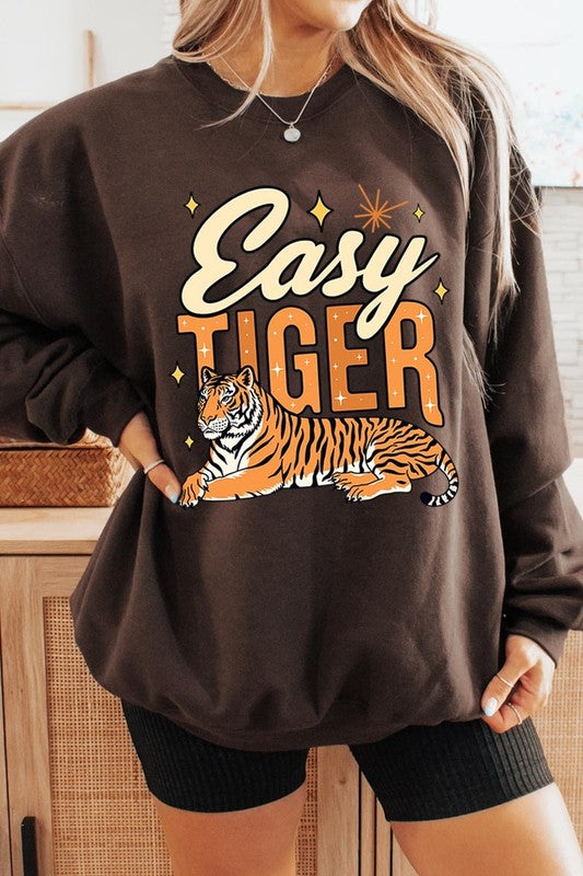 Easy Tiger Graphic Fleece Sweatshirts