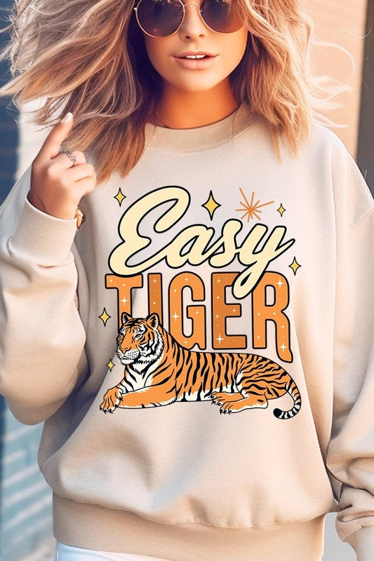 Easy Tiger Graphic Fleece Sweatshirts