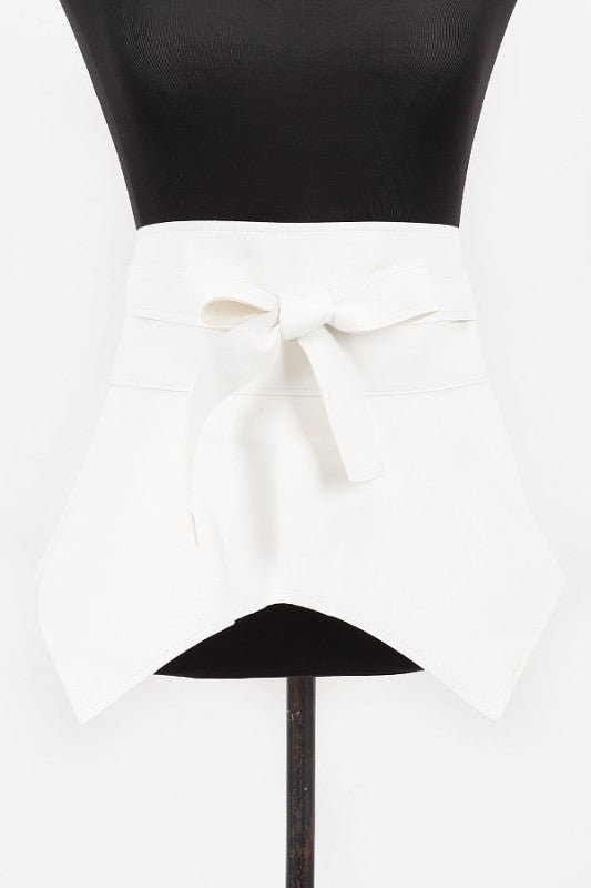 Faux Leather Plus Size Skirt Belt