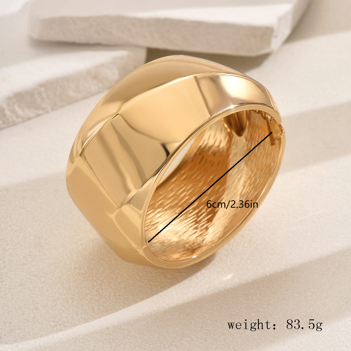 Elegant Exaggerated Oversized Leopard Alloy Bangles