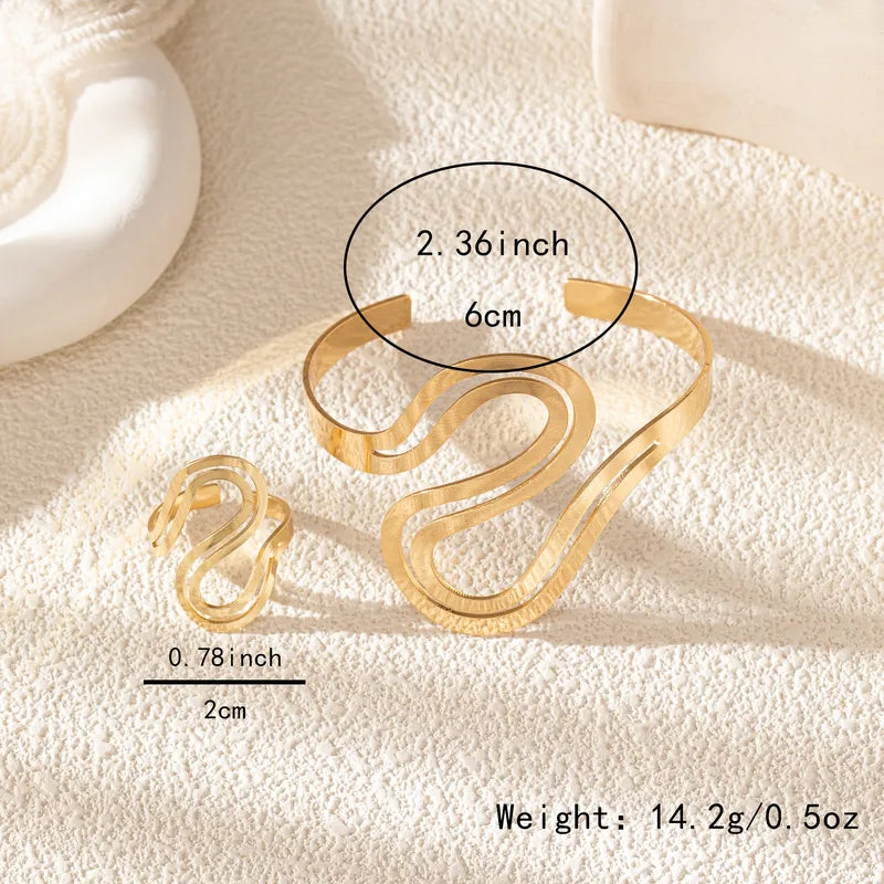 Glam Romantic 14K Gold Plated White Gold Plated Alloy Bracelets