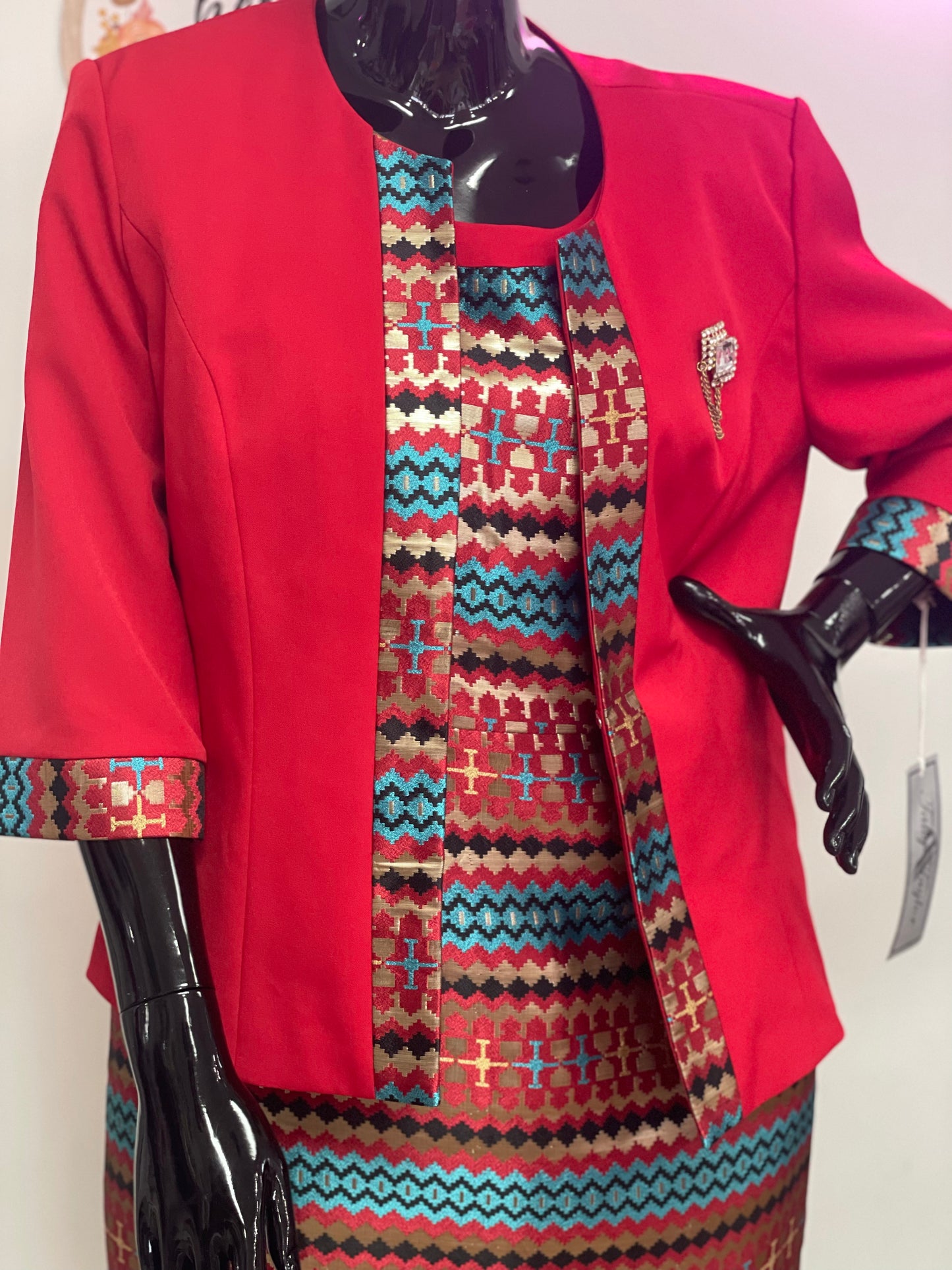 Tally Taylor 2Pc Jacket Dress