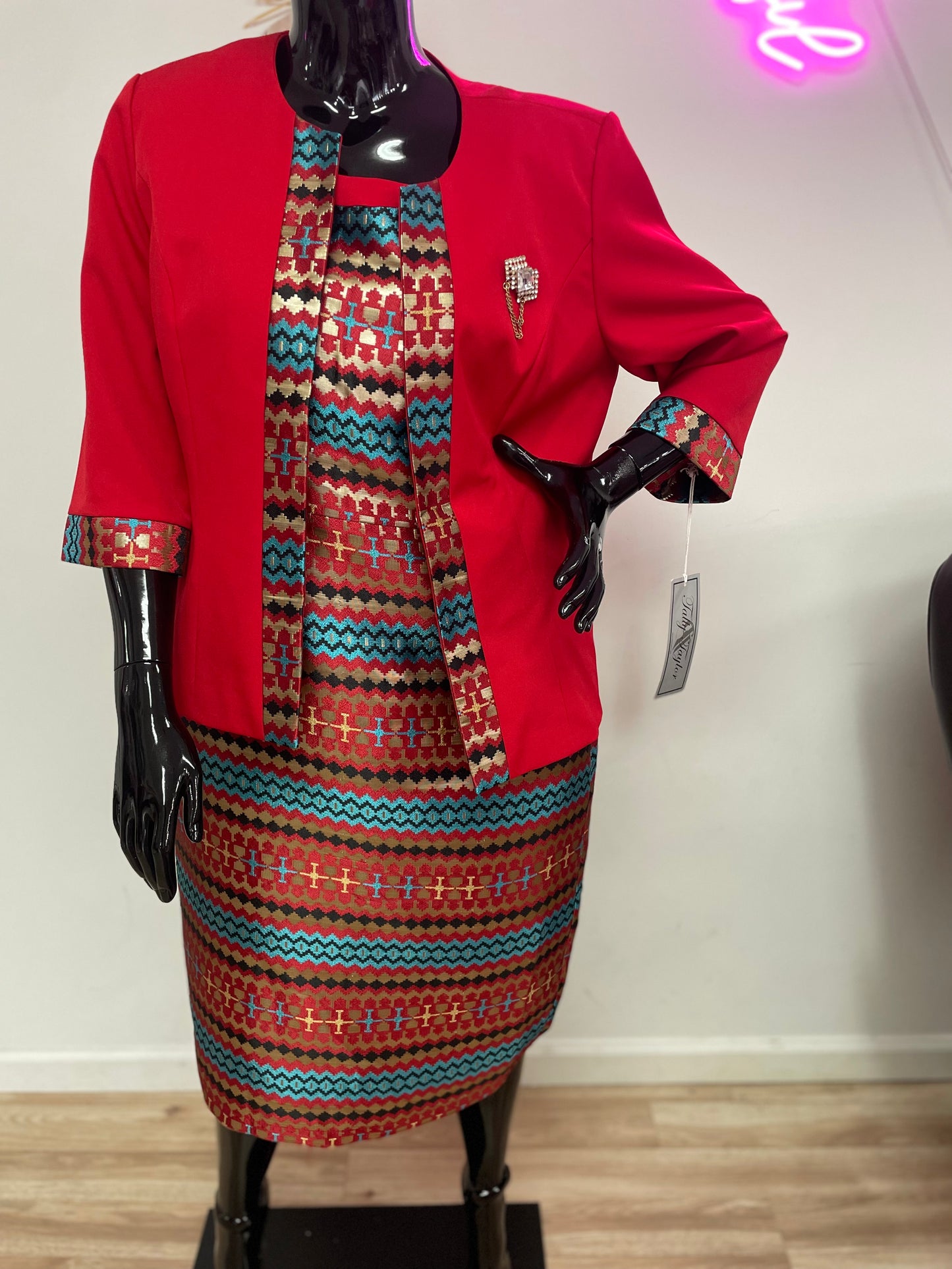 Tally Taylor 2Pc Jacket Dress