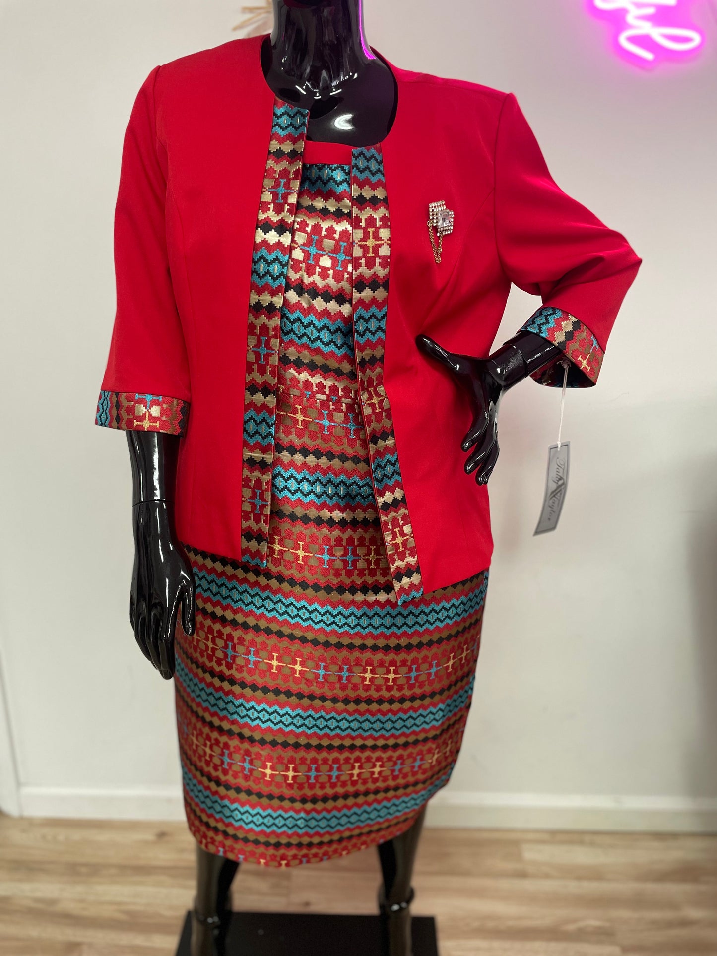 Tally Taylor 2Pc Jacket Dress