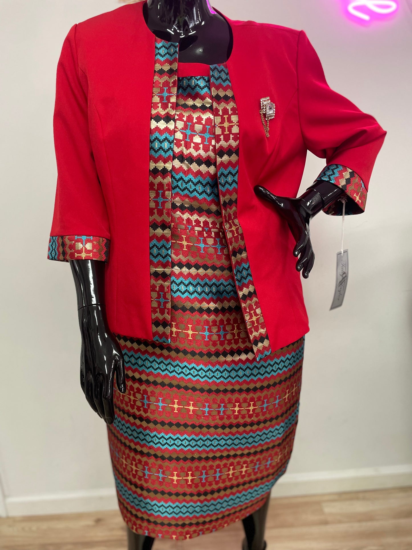 Tally Taylor 2Pc Jacket Dress