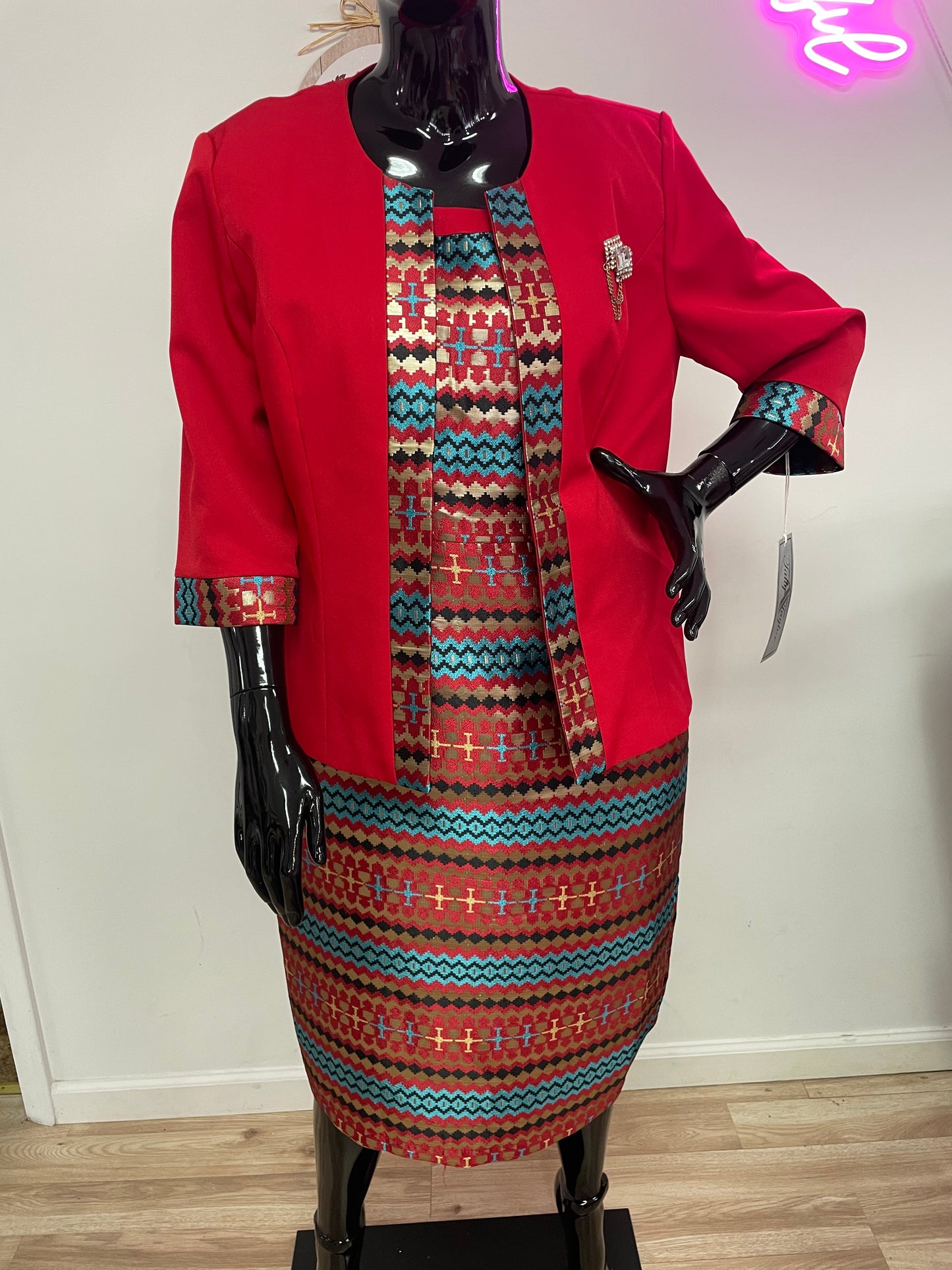 Tally Taylor 2Pc Jacket Dress