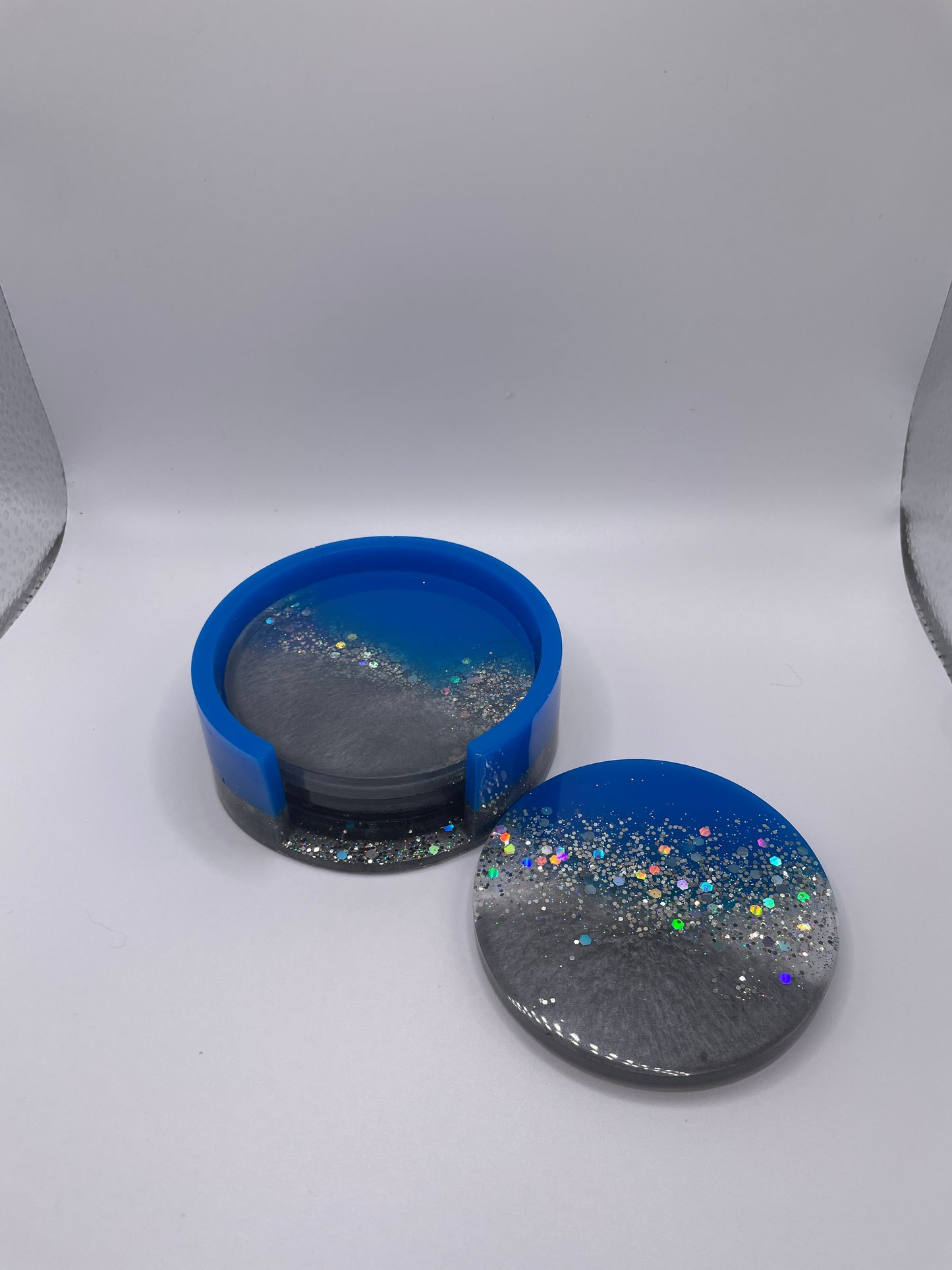 Resin 5PC Coaster Set