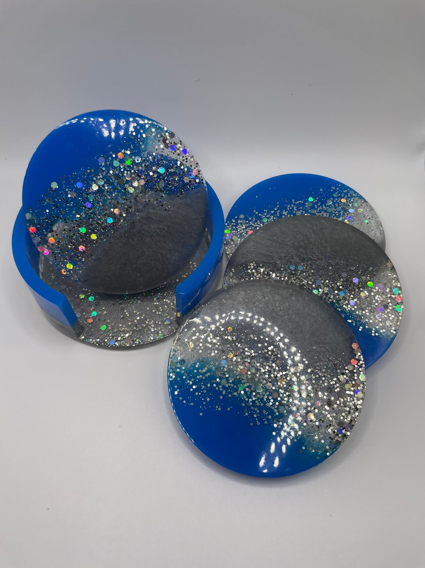 Resin 5PC Coaster Set