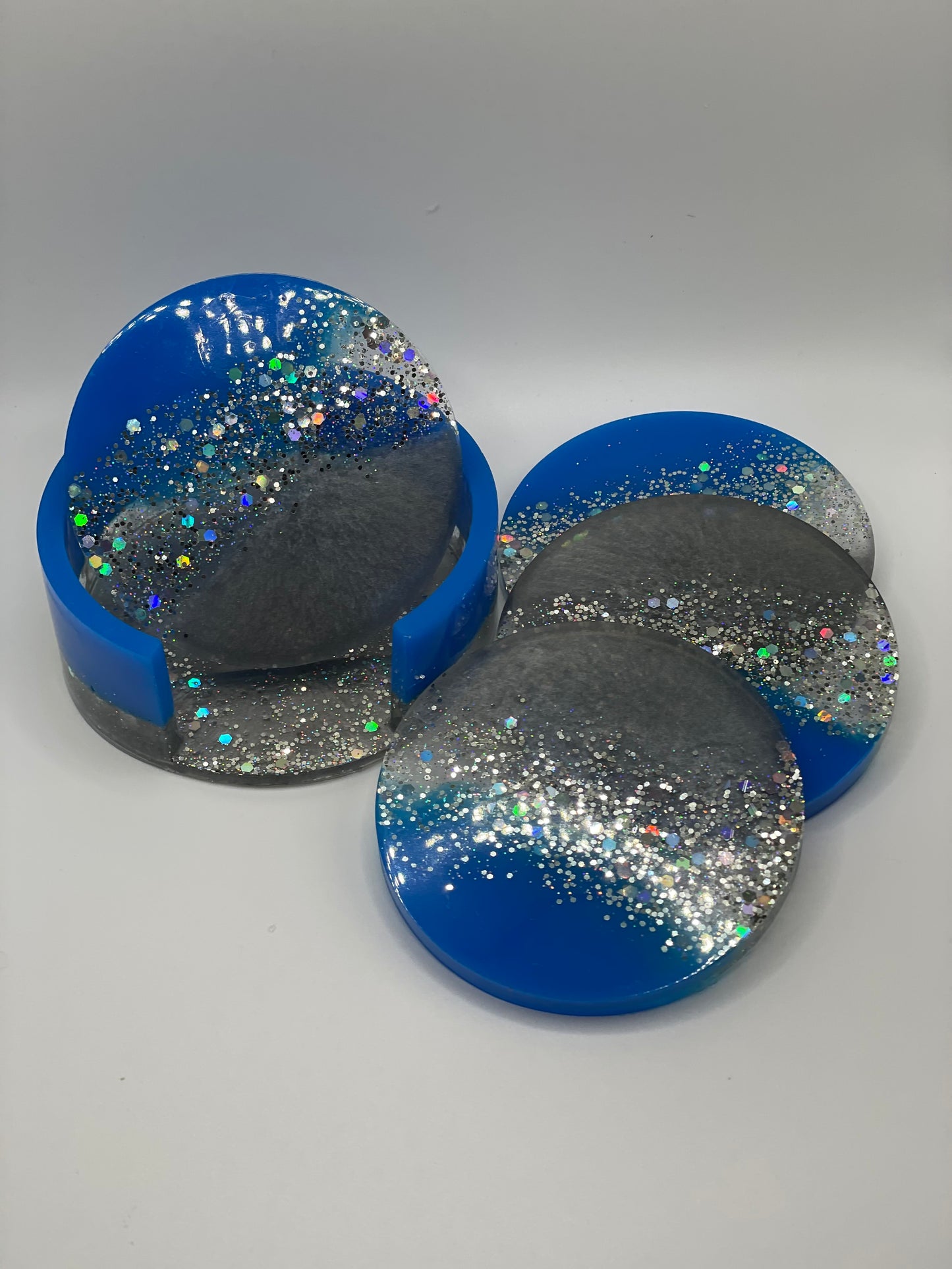 Resin 5PC Coaster Set