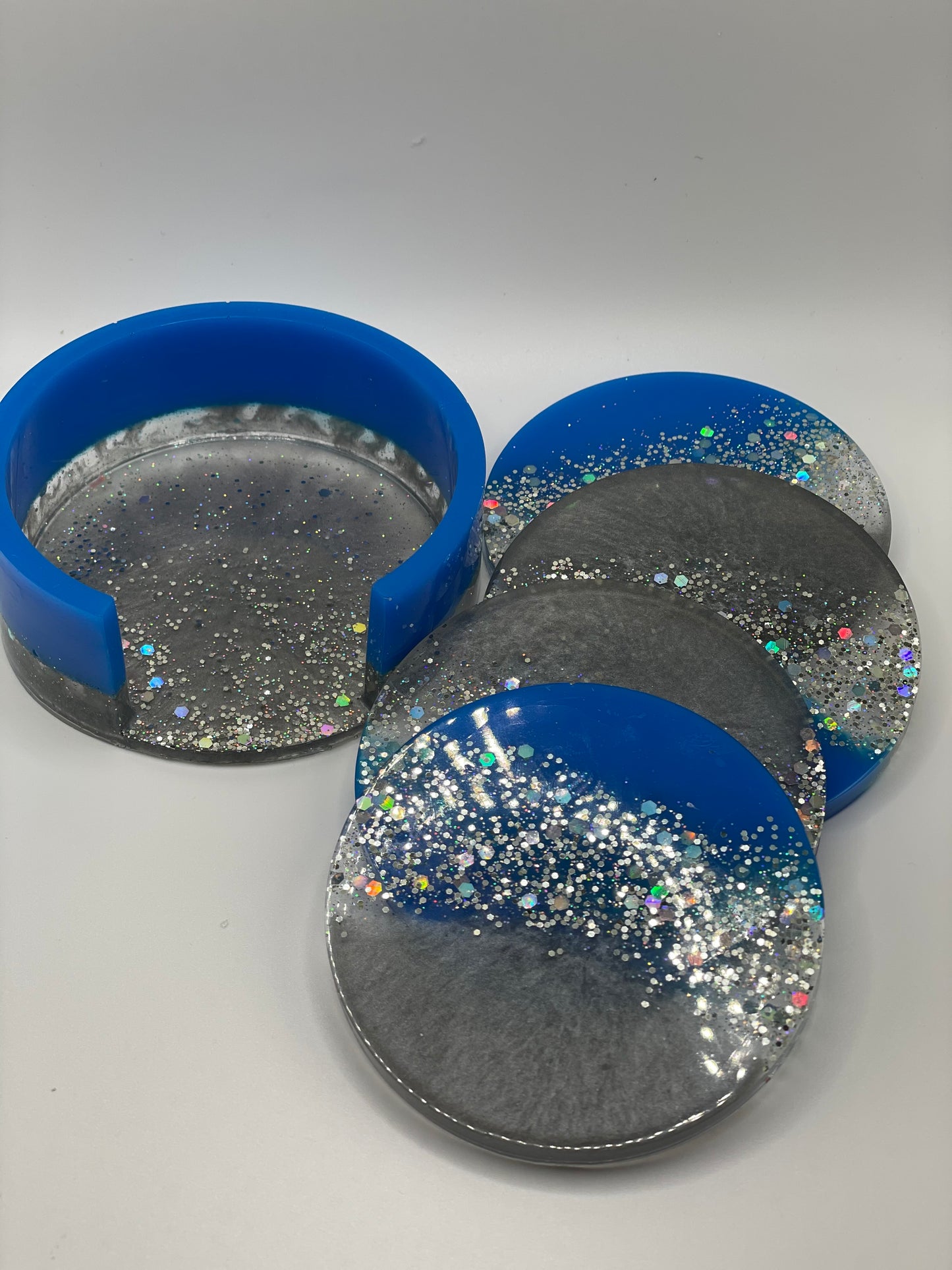 Resin 5PC Coaster Set