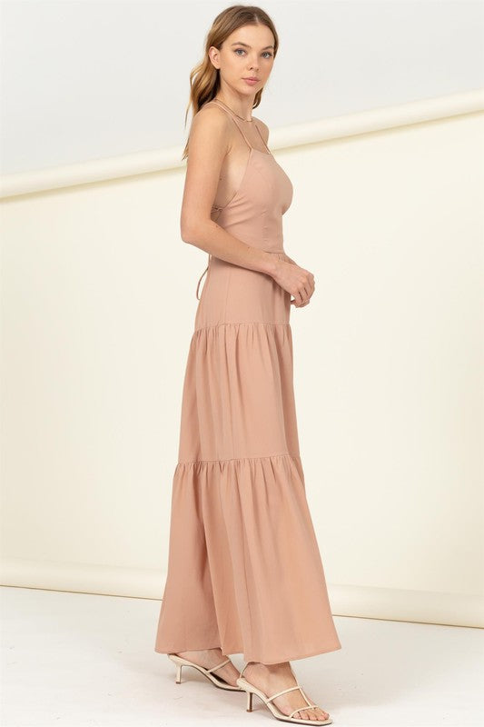 Said Yes Tiered Maxi Dress