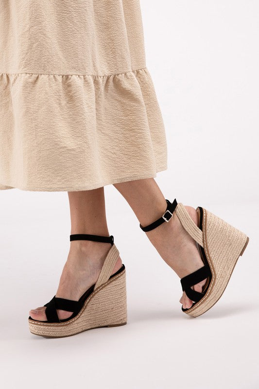 Basset-S Espadrille Platform Wedge