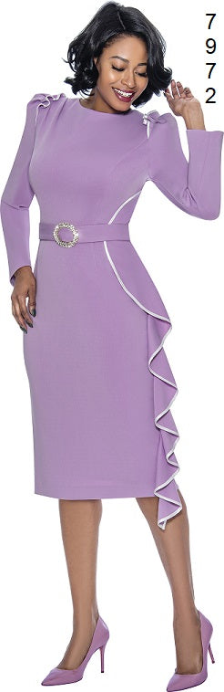 Terramina Lilac Classy Dress