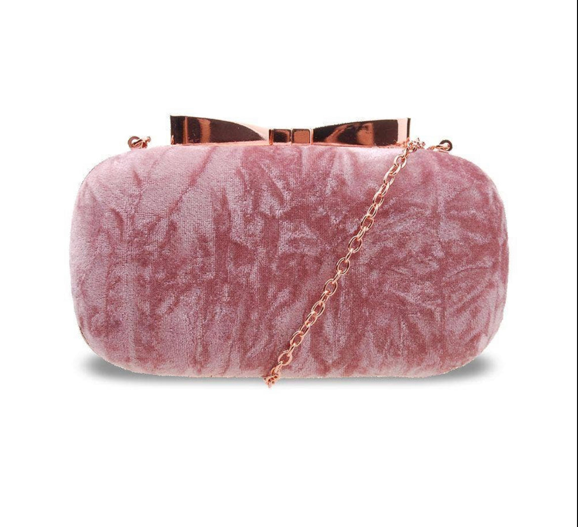 Tessie Bow Clasp Clutch