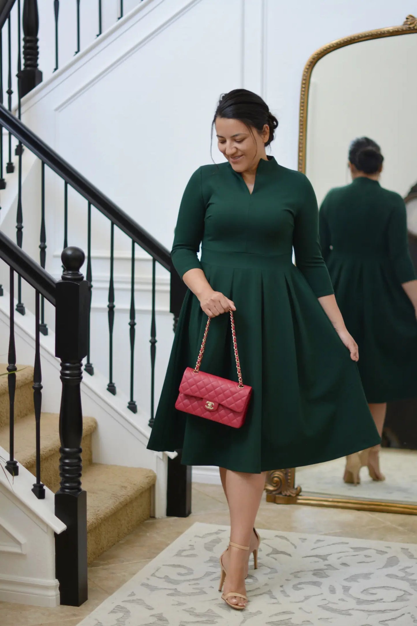 Santorini Emerald Green Dress