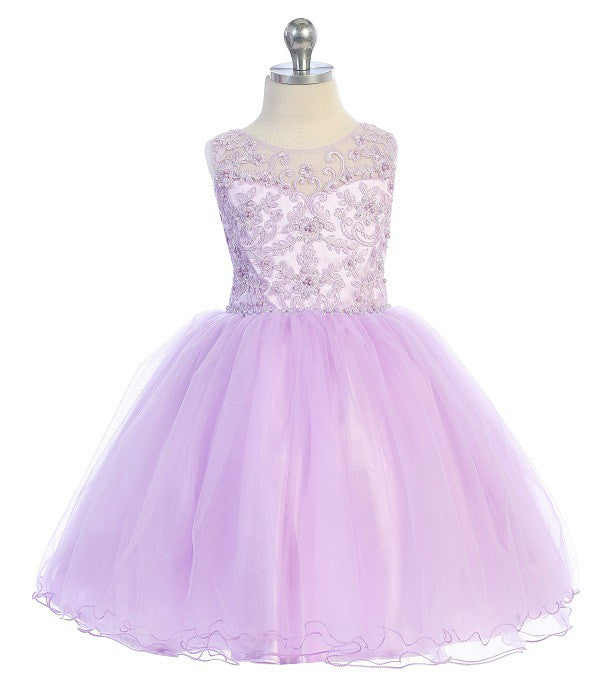 Layla Lace and Tulle Girls Dress Sizes 2-12