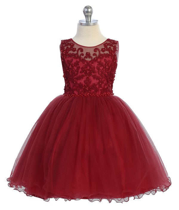 Layla Lace and Tulle Girls Dress Sizes 2-12