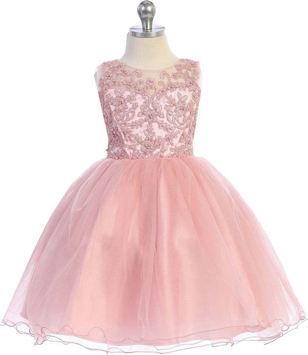 Layla Lace and Tulle Girls Dress Sizes 2-12